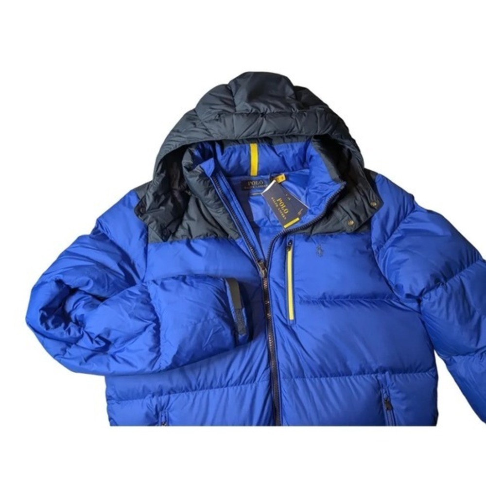 Polo Ralph Lauren The Gorham Color-Blocked Down Jacket w/ Hood Sz XXL NWT $398 - Picture 10 of 10